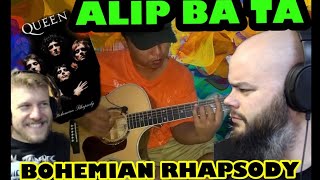 ALIP BA TA - BOHEMIAN RHAPSODY (fingerstyle acoustic cover)🤯😱🤘🔥🔥 metalheads reaction