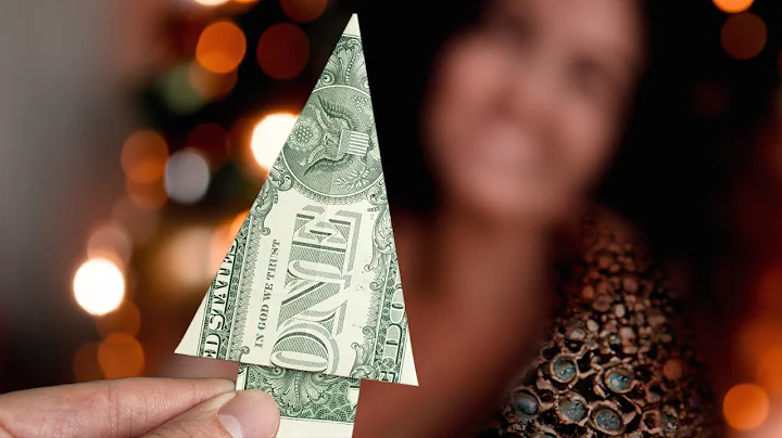 The Quickest Way to Fold a Dollar Bill into a Christmas Tree