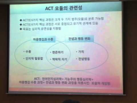 마음챙김에 기반한 수용전념치료 (MACT)-2012.6.3.wmv