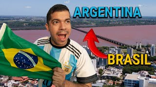 Así es la frontera MÁS TRANSITADA de Suramérica: BRASIL   ARGENTINA