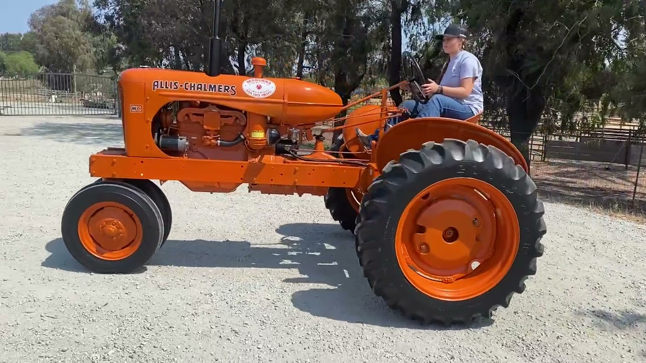 1948 Allis Chalmers WC Vintage Tractor Restoration Annika E. 2021