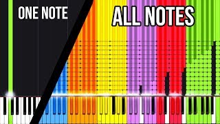 Video thumbnail of "From A Single Note to ALL Notes"