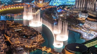 The Dubai Fountain | Amazing show + beautiful song