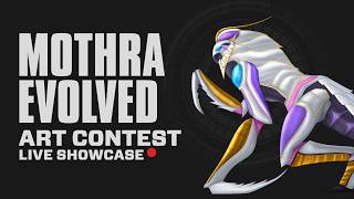 Mothra Evolved Art contest Showcase  | Live stream🔴