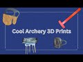 Useful Archery 3D Prints T Ruler, Finger Tabs, Arrow Rest, Arrow Holder
