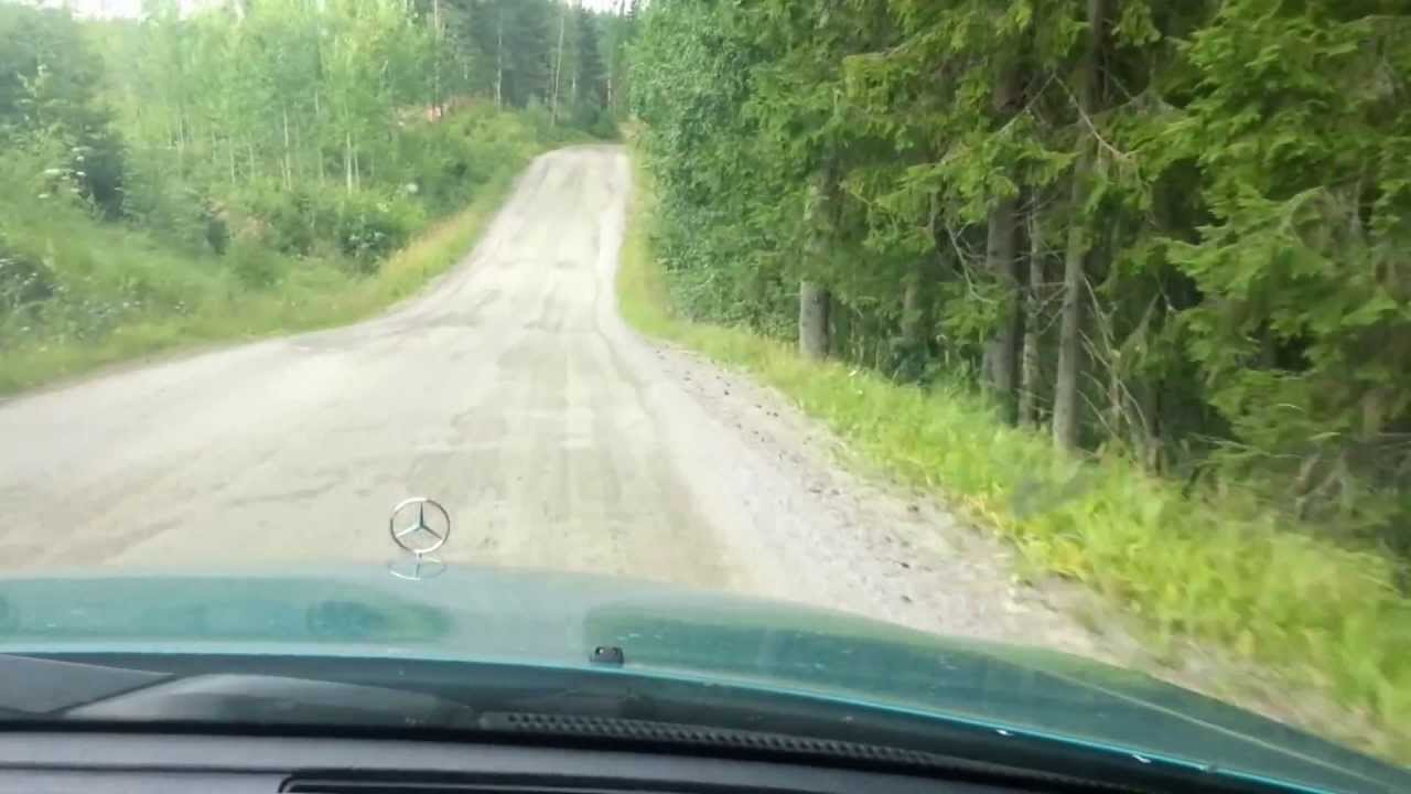 Ouninpohja stage 1.8.2013 - road speed onboard