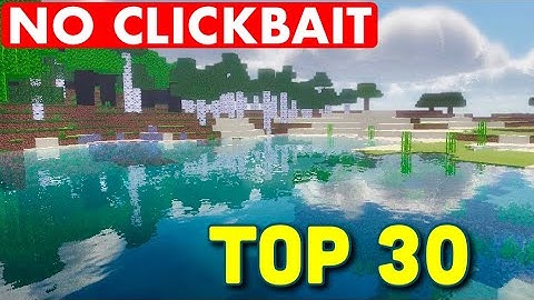 TOP 30 ULTRA REALISTIC SHADERS for Minecraft Bedrock Edition (Best Shaders of 2022)