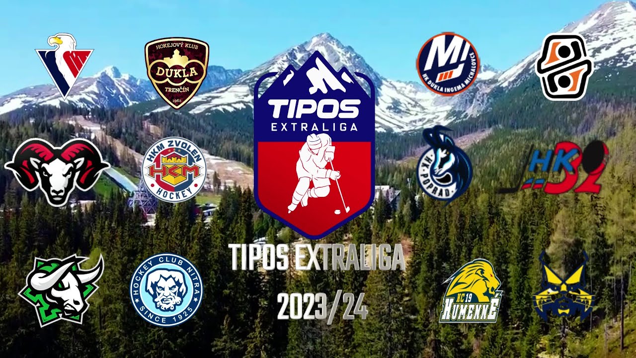 Tipos Extraliga štadióny 2023/24