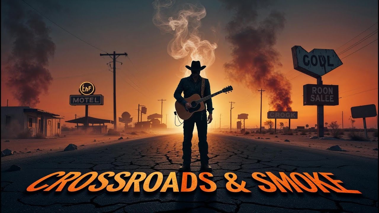Crossroads & Smoke | HamelonAIMusic | Southern Folk-Rock