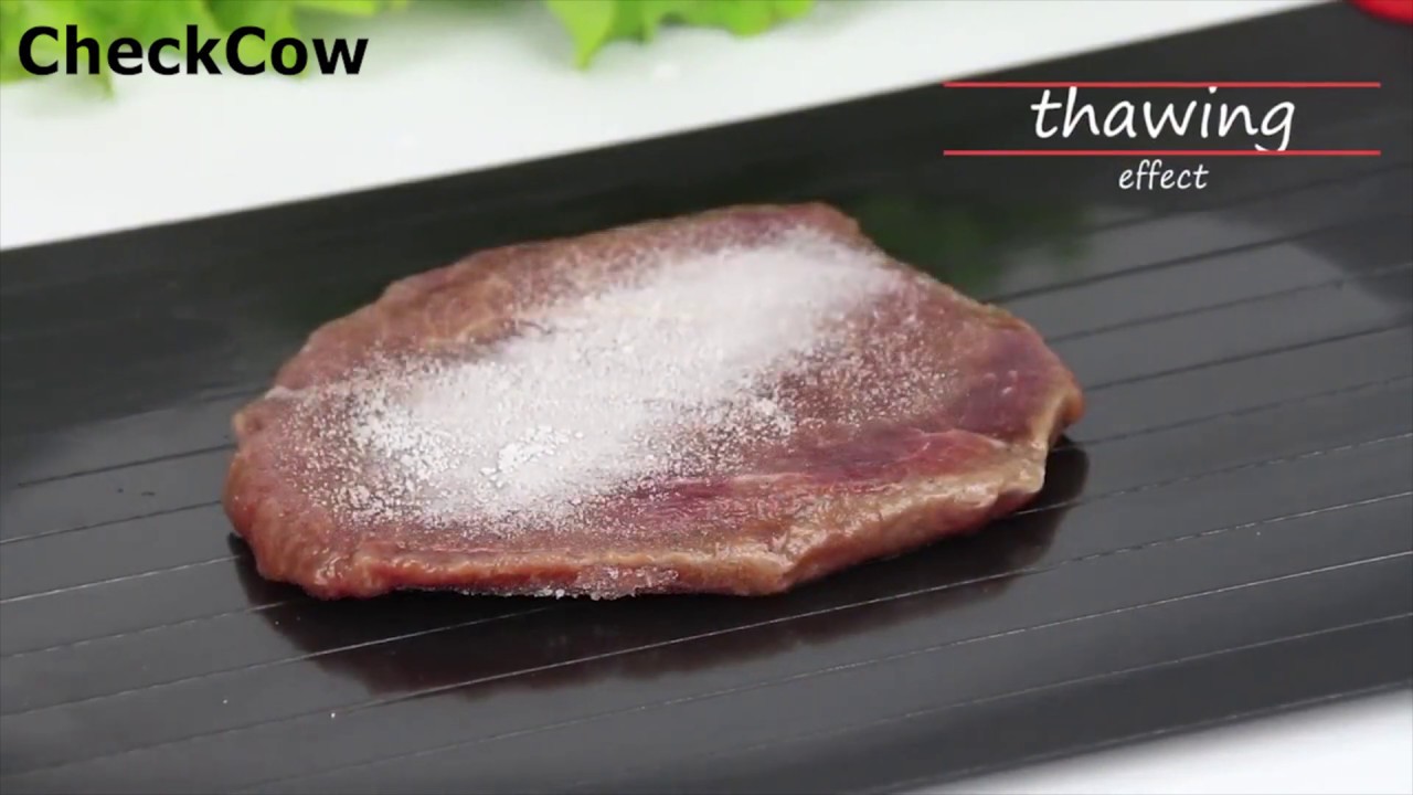 Fast Defrosting Frozen Food Tray - YouTube