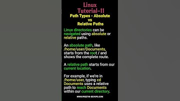Linux Tutorials -11 Path Types - Absolute vs. Relative Paths #preethidevops #LinuxBasics