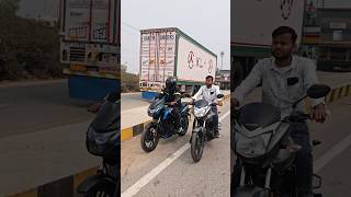 Bajaj Pulsar 125 Vs Honda Shine 125 Exhaust Sound #youtubeshort #shortviral #ytshortsindia #pulsar