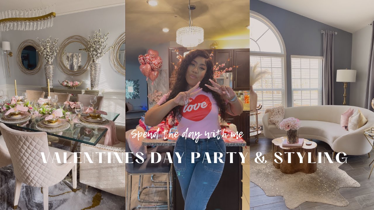 Проведите день со мной | Вечеринка и укладка ко Дню святого Валентина | Избранное на Amazon, част...