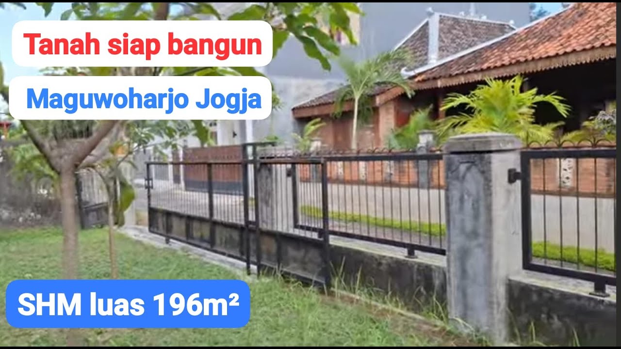 Tanah pekarangan siap bangun di maguwoharjo Jogjakarta Luas 196m²