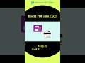 📈Elevate your productivity! Watch our new video to discover 3 simple ways to insert PDF into Excel!