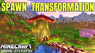 SPAWN BUILD STARTS: MAGIC MUSHROOM MADNESS + BEST FROGLIGHT FARM / Minecraft Survival XaryCraft SMP