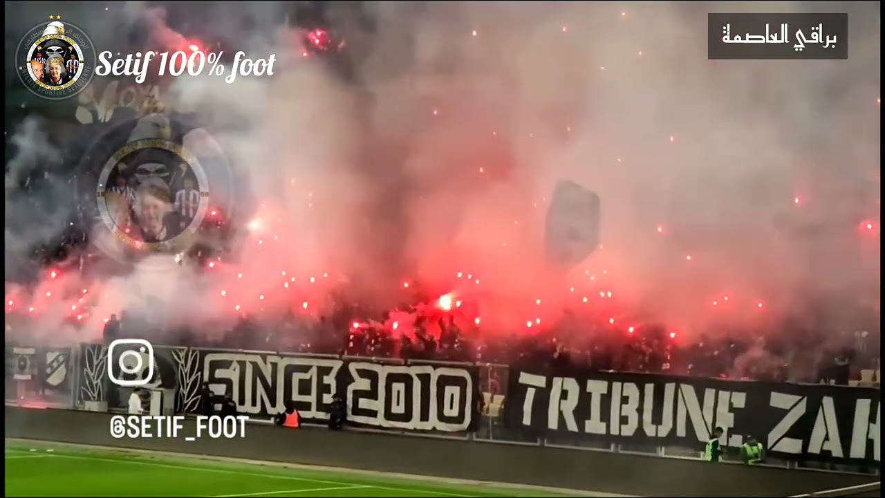 من بين اجمل دخلات التراس انفرنو خارج سطيف 🖤🤍 #كورفا_كحلة