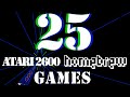 25 Atari 2600 Homebrew Games!