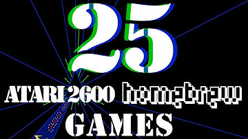 25 Atari 2600 Homebrew Games!