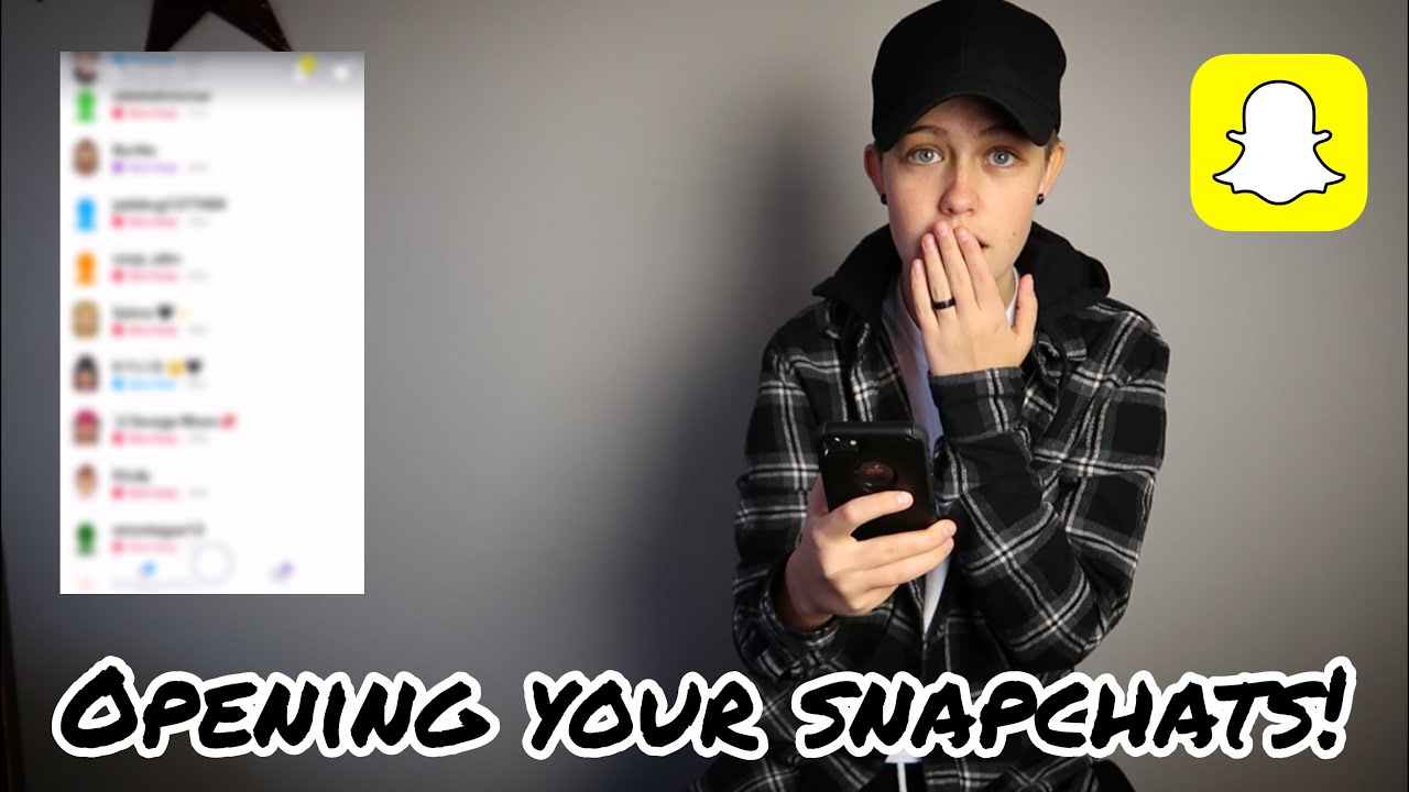 Opening your Snapchats! YouTube