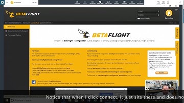 Drones for Beginners Part 5 - Flashing the Naze32 in order to correct connection issues
