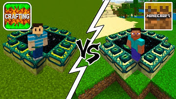 Crafting and Building PORTALS VS Minecraft TRIAL PORTALS