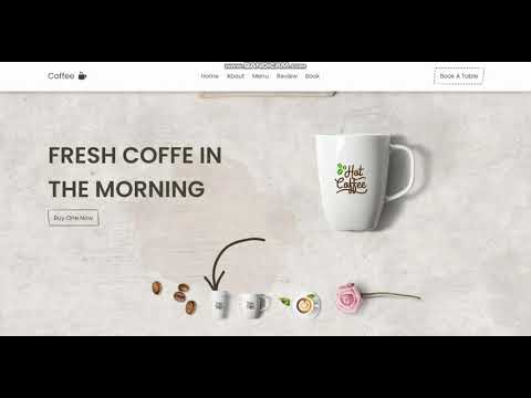Caffe Website using Html , CSS and JavaScript , responsive design