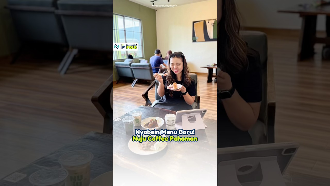 Nuju Coffee Pahoman, cabang yang luas dan estetik! Banyak menu baru! 
