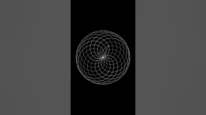 "So close 🤏🏼,yet so far ♾️" Explanation and code in description #maths #satisfying #adhd #ocd #art