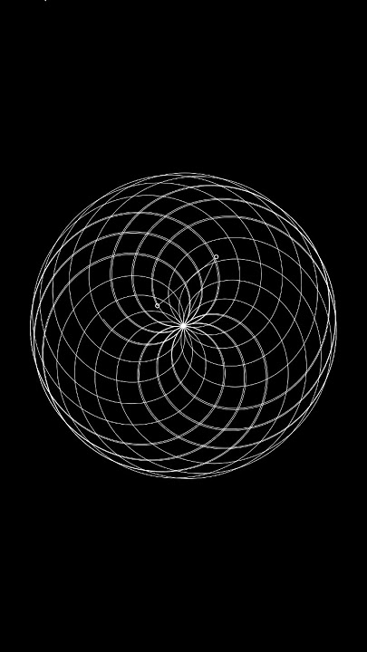 'So close 🤏🏼 , yet so far ♾️' Explanation and code in description #maths #satisfying #adhd #ocd #art