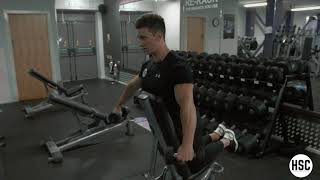 CHEST SUPPORTED DUMBBELL LATERAL RAISE