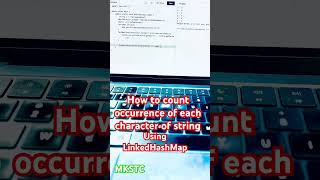 Count Occurrence of Character in a String #testing #youtubeshorts #viral #java #interview #job #sdet