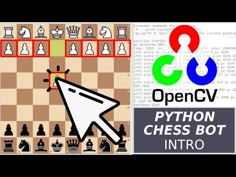CHESS BOT interface to play on ANY WEBSITE using Python & OpenCV: Intro & project description