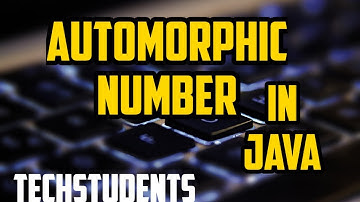 Automorphic Number | Solution In JAVA |any doubts Post the comments