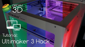 Ultimaker 3 Hack | Change LED colours | Dream 3D