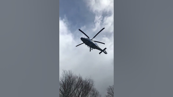 When The Camera Shutter Speed Matches the Helicopter Blades