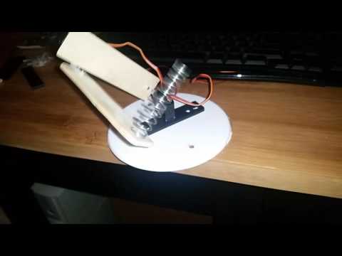 Raspberry Pi Keyboard Robot using a servo