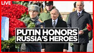 PUTIN'S MILITARY TRIBUTE LIVE | Watch Live: President Putin Honors Fallen Soldiers at Kremlin Wall