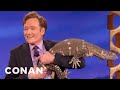 Animal Expert David Mizejewski: Monitor Lizard & Giant White Pelican | CONAN on TBS