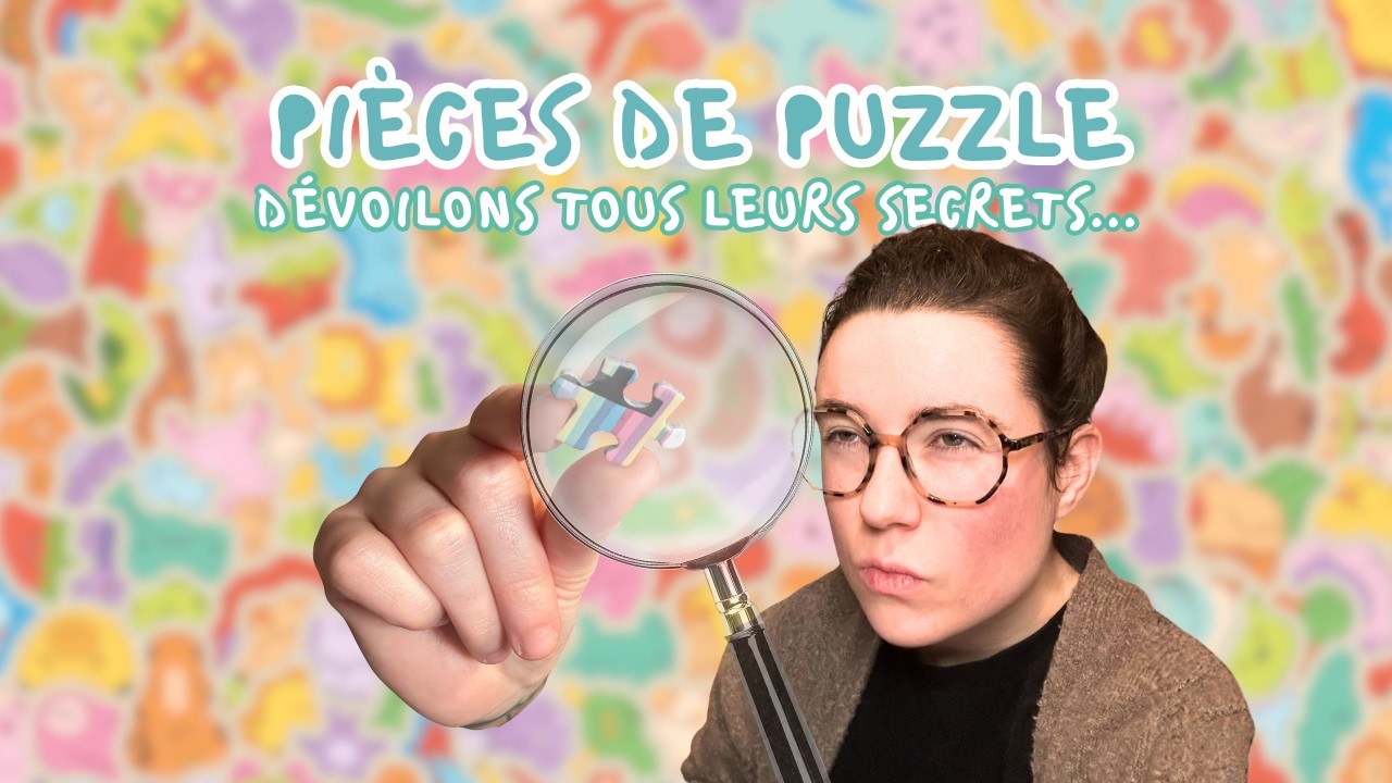 ZOOM sur les PIÈCES de puzzle 🧩 forme, finition, toucher...