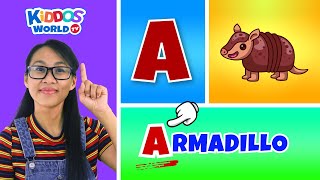 Learning the ABC Animals - Teaching Alphabet Animal Names and Fun Facts to Kids