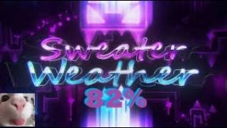 Sweater Weather 82% yay (GEOMETRY DASH) screenshot 5