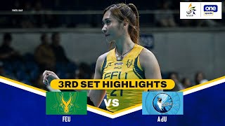 FEU vs. AdU | SET 3 HIGHLIGHTS | UAAP SEASON 88 WOMEN’S VOLLEYBALL ROUND 1 | MAR. 1, 2026