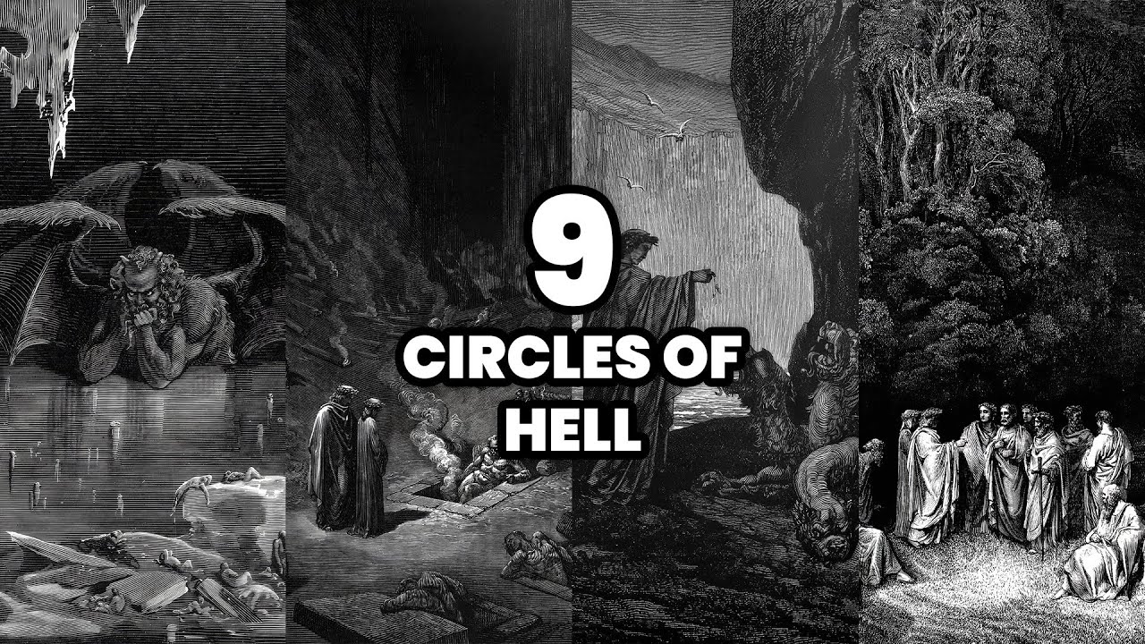 The 9 CIRCLES of HELL and their PUNISHMENTS (Divine Comedy by Dante ...