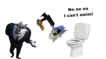 Linnux flushes Angus Scattergood down the toilet