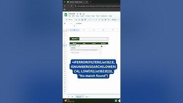 Google Sheets Hack: Create a Dynamic Search Box in Minutes!