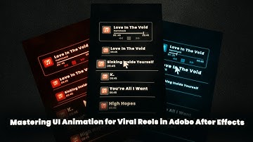 "Mastering UI Animation for Viral Reels in Adobe After Effects