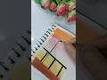 Easy watercolor  painting #shorts #youtubeshorts