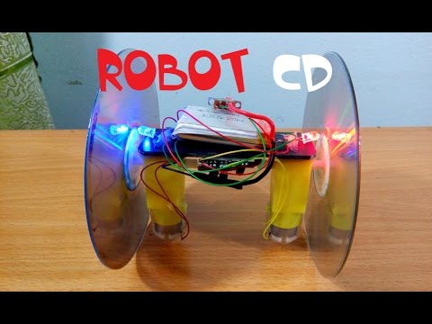 [Tutorial] Diy ROBOT From CD, How To Make CD Robot