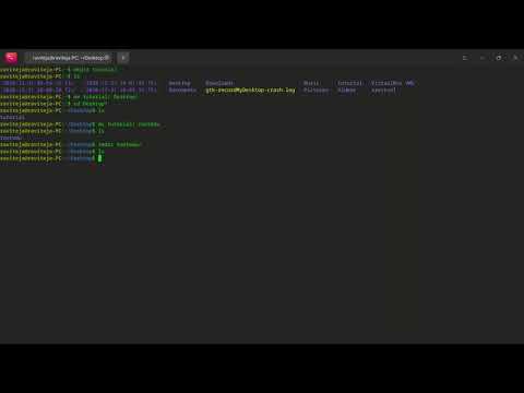 Linux #4 mv, mkdir, rmdir commands